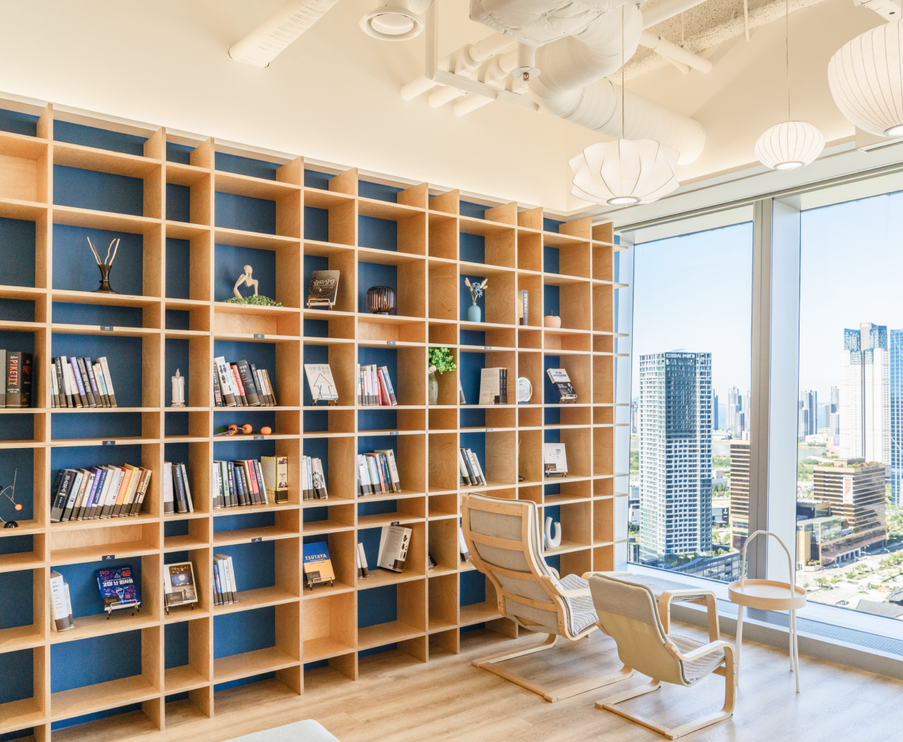 인천 비상주사무실 | 대형 공유오피스 라운지 & 비즈니스 도서 | 송도 포스코타워점