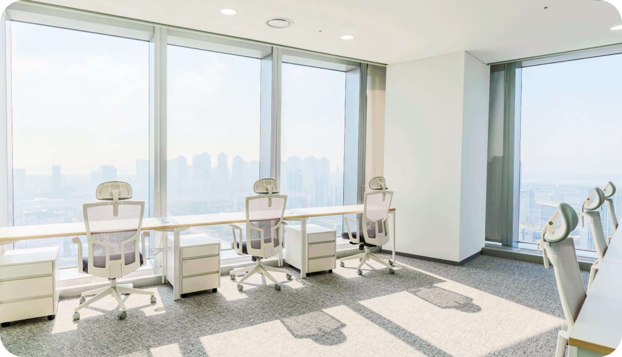 프리미엄 인천 공유오피스 | 외국계 글로벌 기업용 사무실 | 포스코타워송도 빌딩